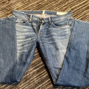 rag & bone Blue Straight Leg Women's Jeans